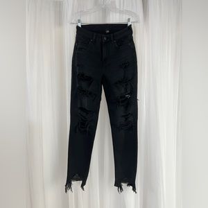 Size 0, Gently Used, American Eagle Mom Jeans